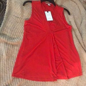 Red Dana Buchman blouse